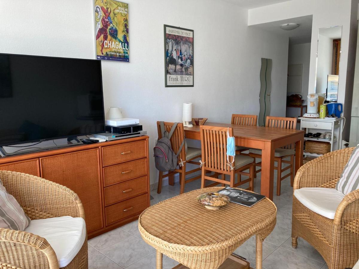Résidence avec piscine, plage à 100 m, Cannes et Juan les Pins à 5 min, WiFi Golfe-Juan Exterior foto
